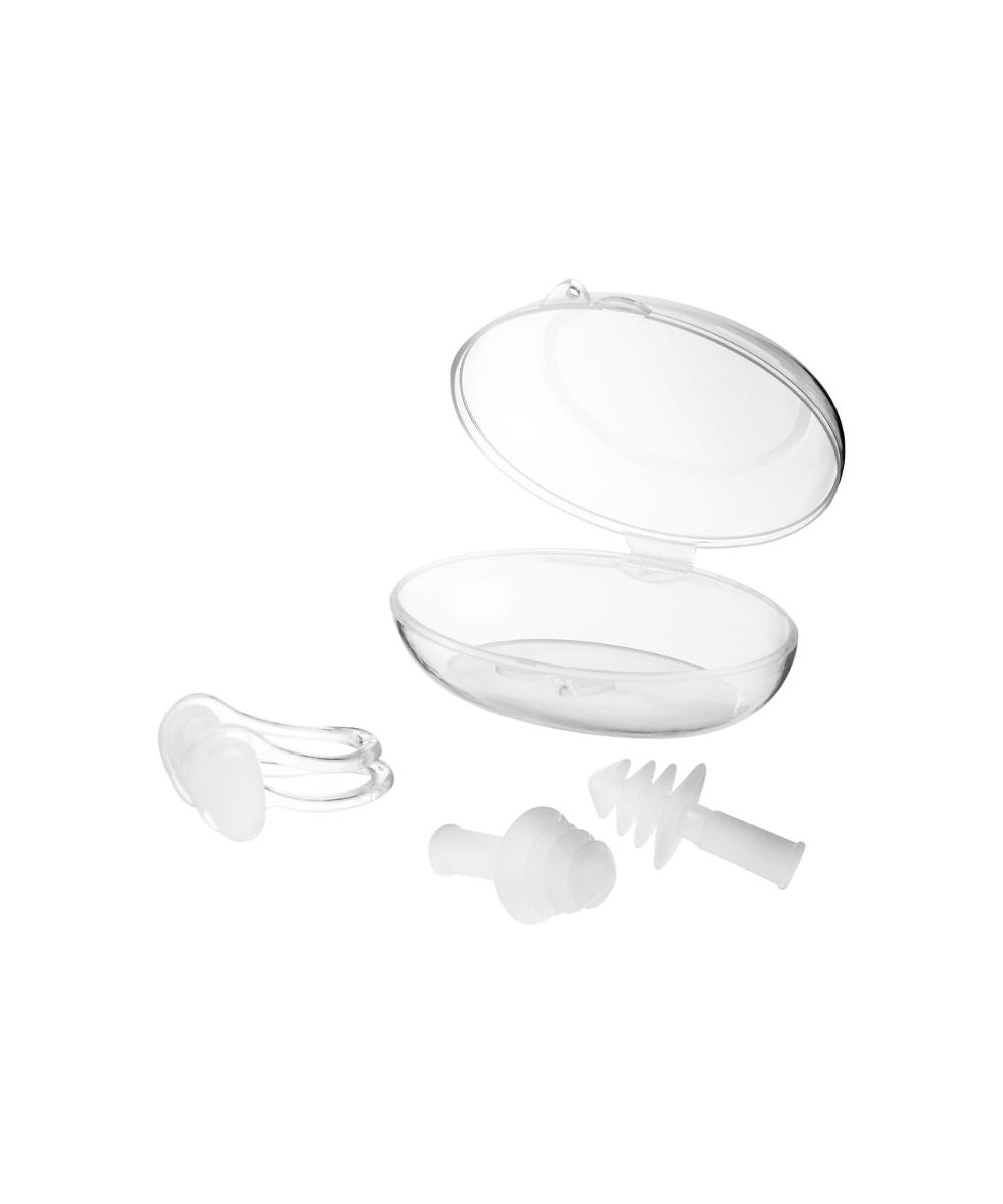 TYR NOSE AND EARPLUG SET - CLEAR