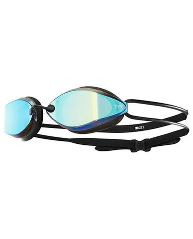 TRACER X RACING NANO SILVER/PINK/MIRROR GOGGLE TYR