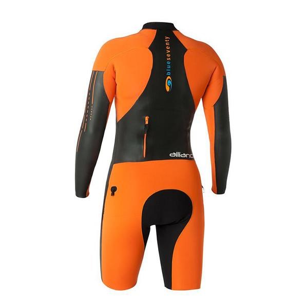 BLUE 70 WOMENS ALLIANCE SWIMRUN WETSUIT - BLACK/ORANGE