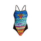 FUNKITA SINGLE STRAP ONE PIECE SWIMSUIT - SCORCHING HOT
