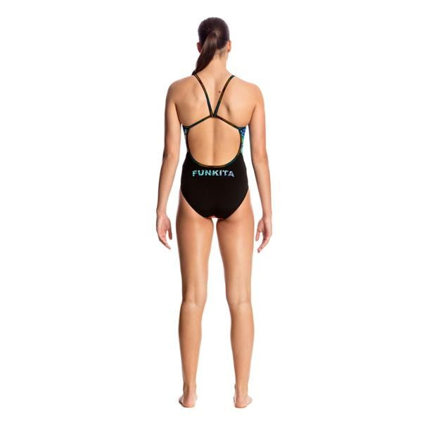 FUNKITA SINGLE STRAP ONE PIECE SWIMSUIT - SCORCHING HOT
