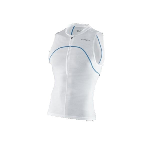 ORCA MENS 226 TRI TANK 2014 TRI TOP - WHITE/BLUE