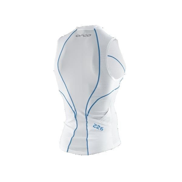 ORCA MENS 226 TRI TANK 2014 TRI TOP - WHITE/BLUE