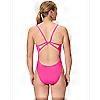 WOMENS SPEEDO FL SOLID WEB BACK - DARK PINK