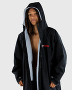Dryrobe® ADVANCE UNISEX LONG SLEEVE - BLACK/GREY
