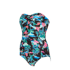 ZOGGS WOMENS RETRO SURF RUCHED BANDEAU e