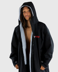 Dryrobe® ADVANCE UNISEX LONG SLEEVE - BLACK/GREY