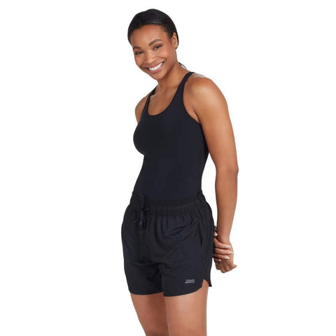 ZOGGS BLACK INDIE SHORTS WOMEN