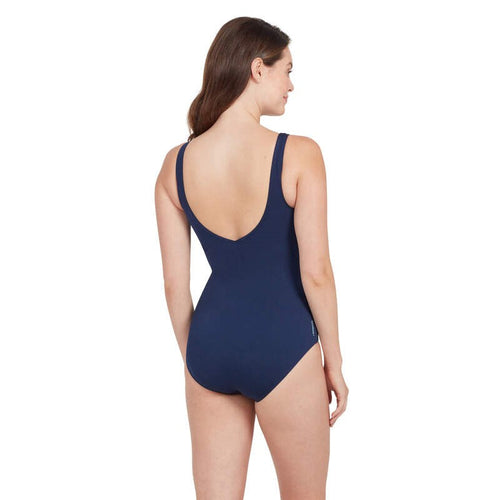 ZOGGS WRAP FRONT ONE PIECE SWIMSUIT