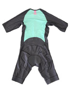BLUE70 WOMENS AERO ELITE TRISUIT - BLACK/MINT