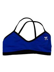 TYR TRINITY TOP- ROYAL-BLACK- GIRLS 14