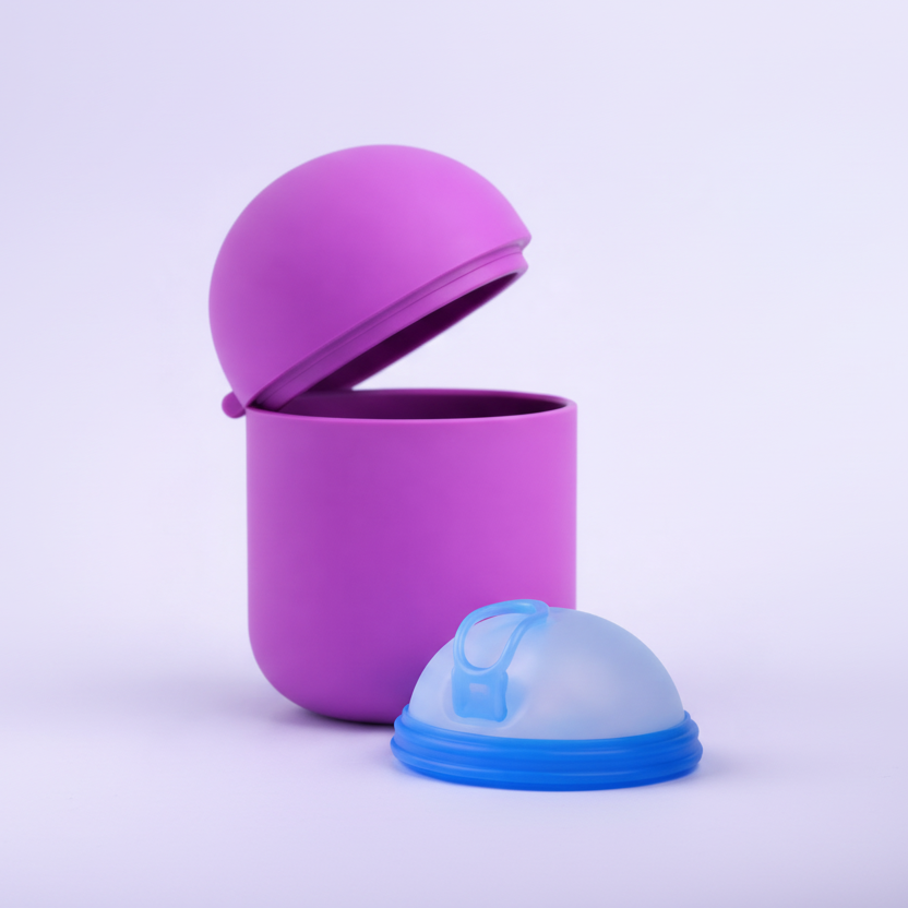 BOHOKIWI MENSTRUAL DISC & MENSTRUAL DISC STEAM STERILISER POD SET