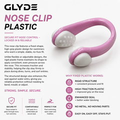 HydraLock Standard Nose Clip - Purple/White