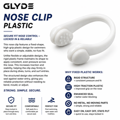 HydraLock Standard Nose Clip - White