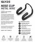 GLYDE HYDRALOCK WIRE NOSE CLIP - GREY