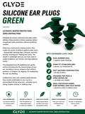 GLYDE HYDRALOCK EAR PLUGS - GREEN