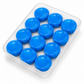 GLYDE SILICONE EAR BUDS - BLUE