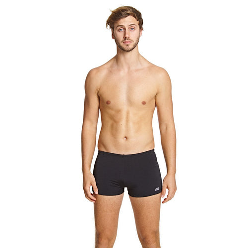 ZOGGS MENS COTTSLOE HIP RACER AQUASHORT - BLACK
