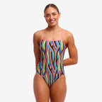 FUNKITA LADIES SINGLE STRAP ONE PIECE CURL CURL