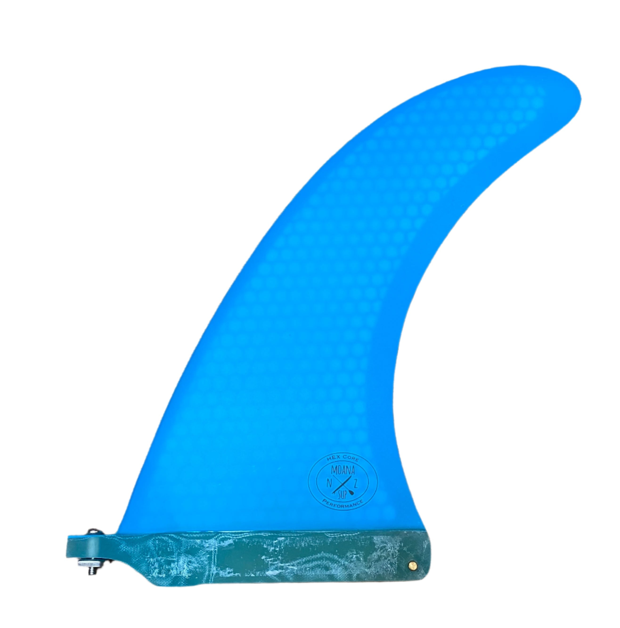 MOANA HEX CORE 10" BLUE AQUA CENTRE FIN