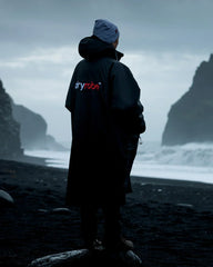 Dryrobe® ADVANCE UNISEX LONG SLEEVE - BLACK/GREY