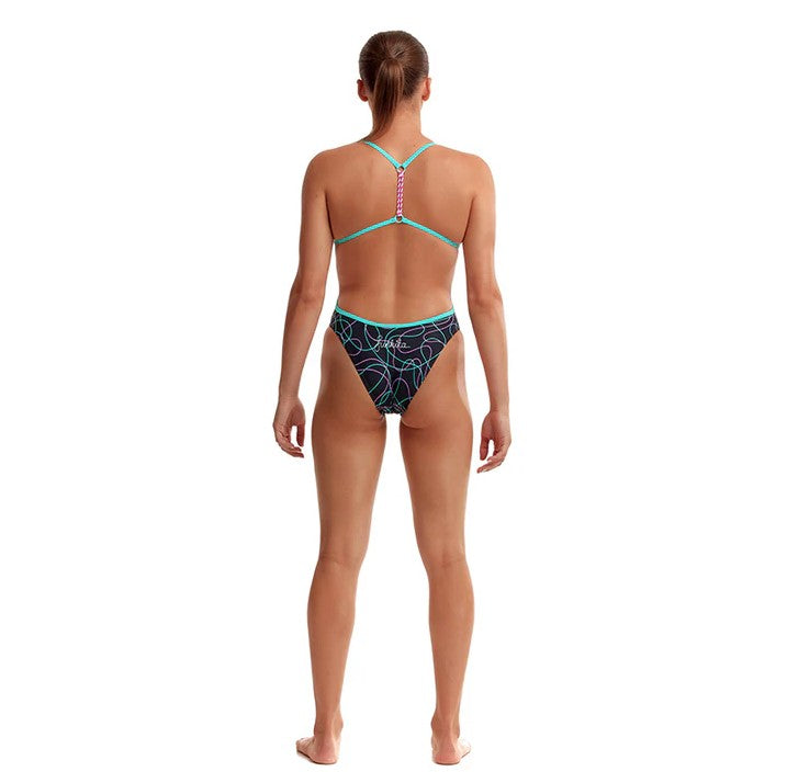 FUNKITA TWISTED STRAP ONE PIECE SWIMSUIT