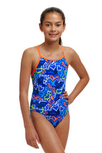 FUNKITA DIAMOND BACK ONE PIECE SWIMSUIT