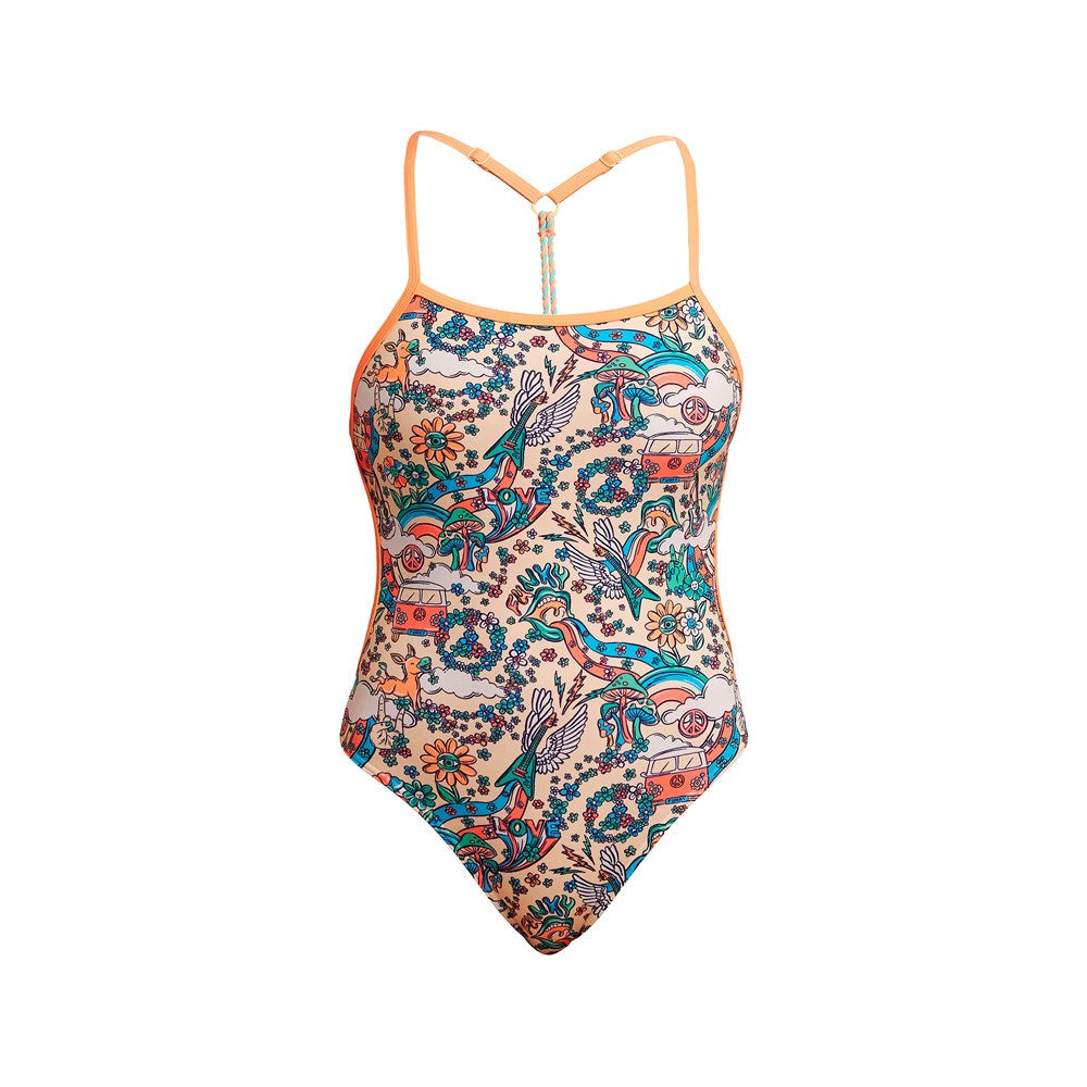 FUNKITA TWISTED STRAP ONE PIECE SWIMSUIT