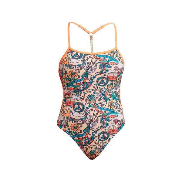 FUNKITA TWISTED STRAP ONE PIECE SWIMSUIT