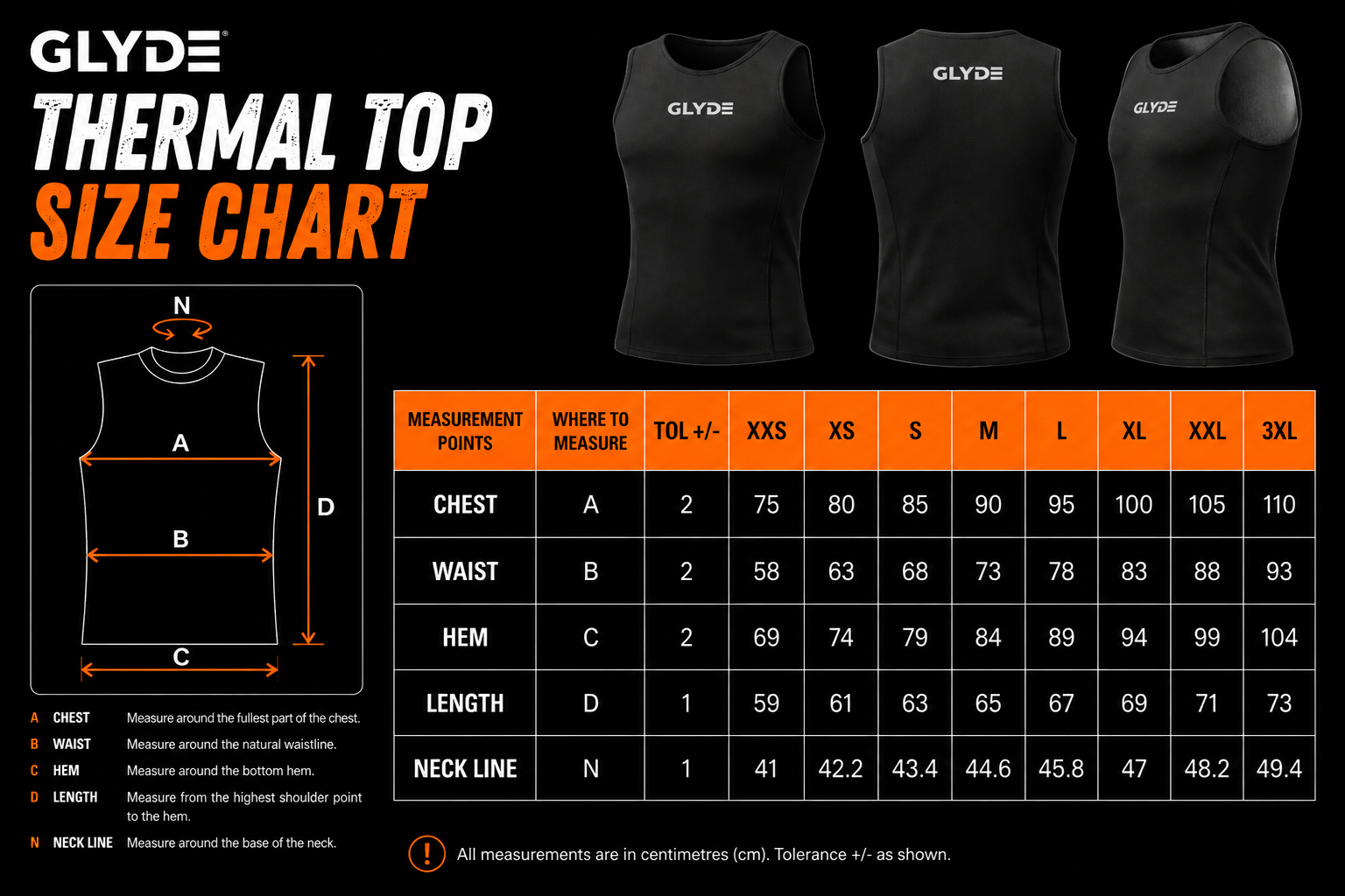 GLYDE Thermal Neoprene Titanium Top – 1mm