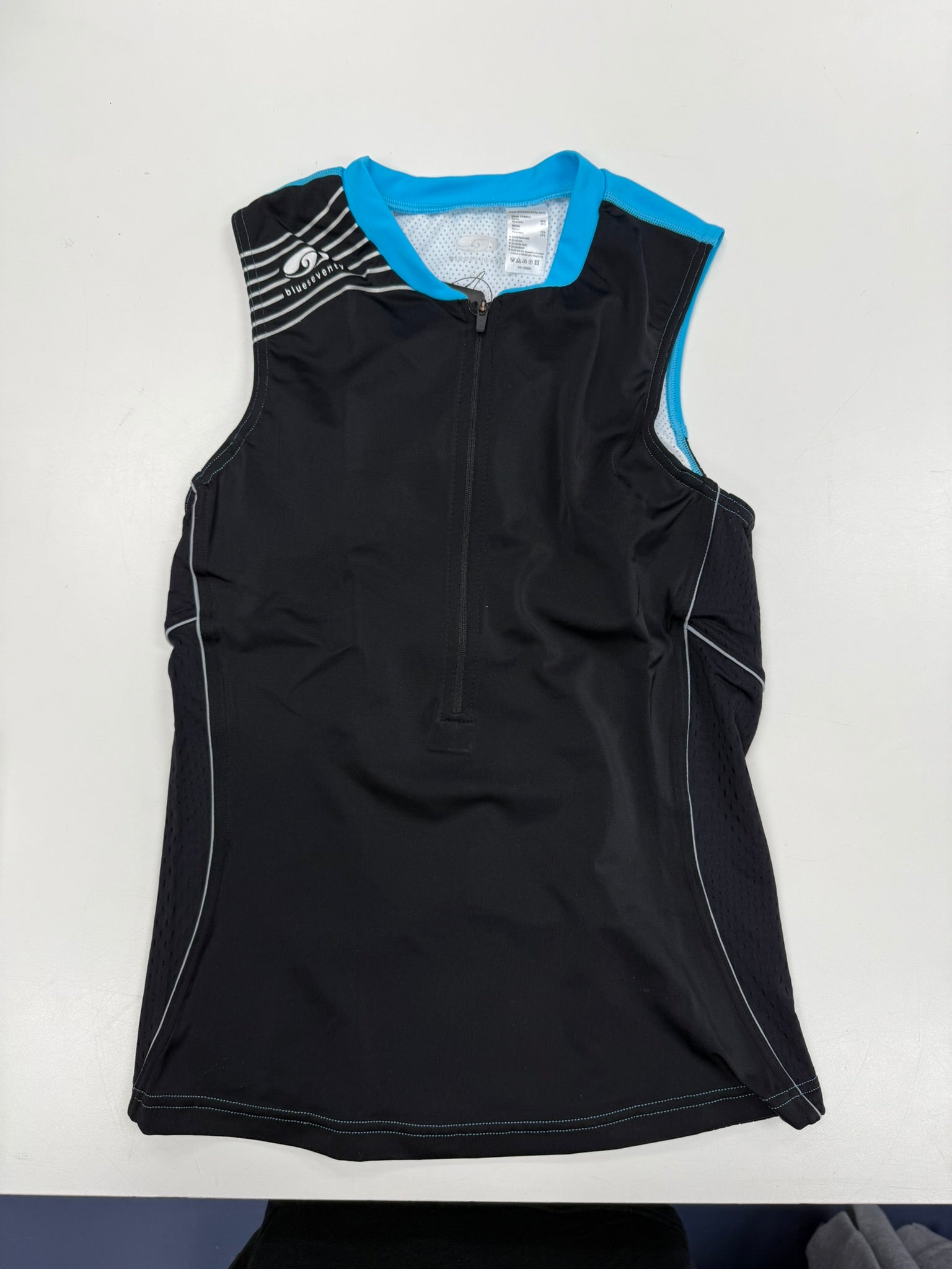 BLUE70 WOMENS TX1000 TRI SINGLET TRI TOP - BLACK/BLUE