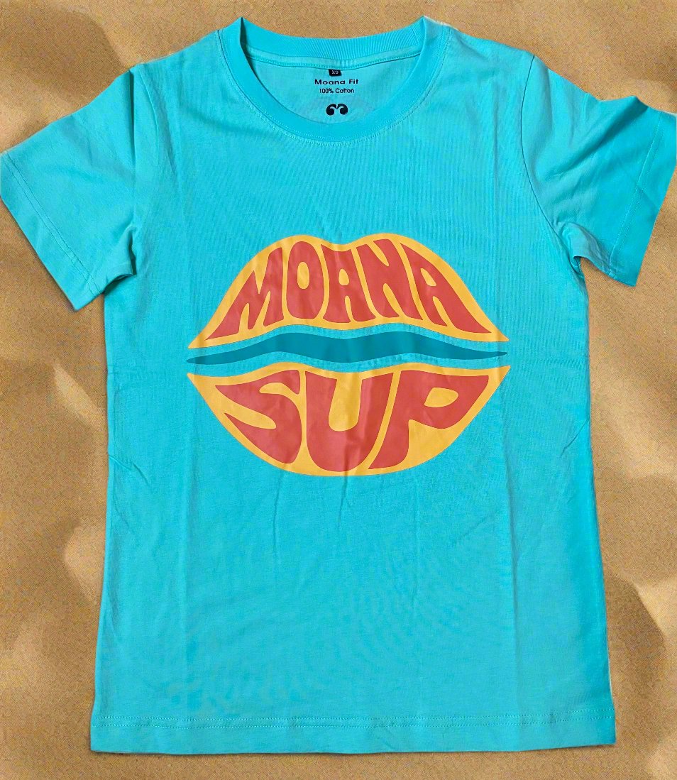 MOANA WOMENS HOT LIPS TEE