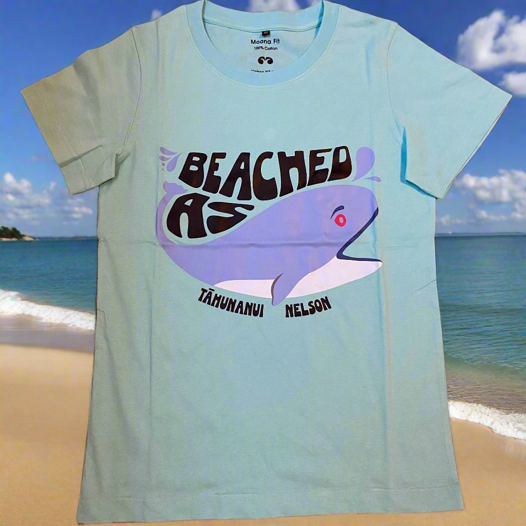 MOANA WOMENS BEACHED AS WHALE TEE