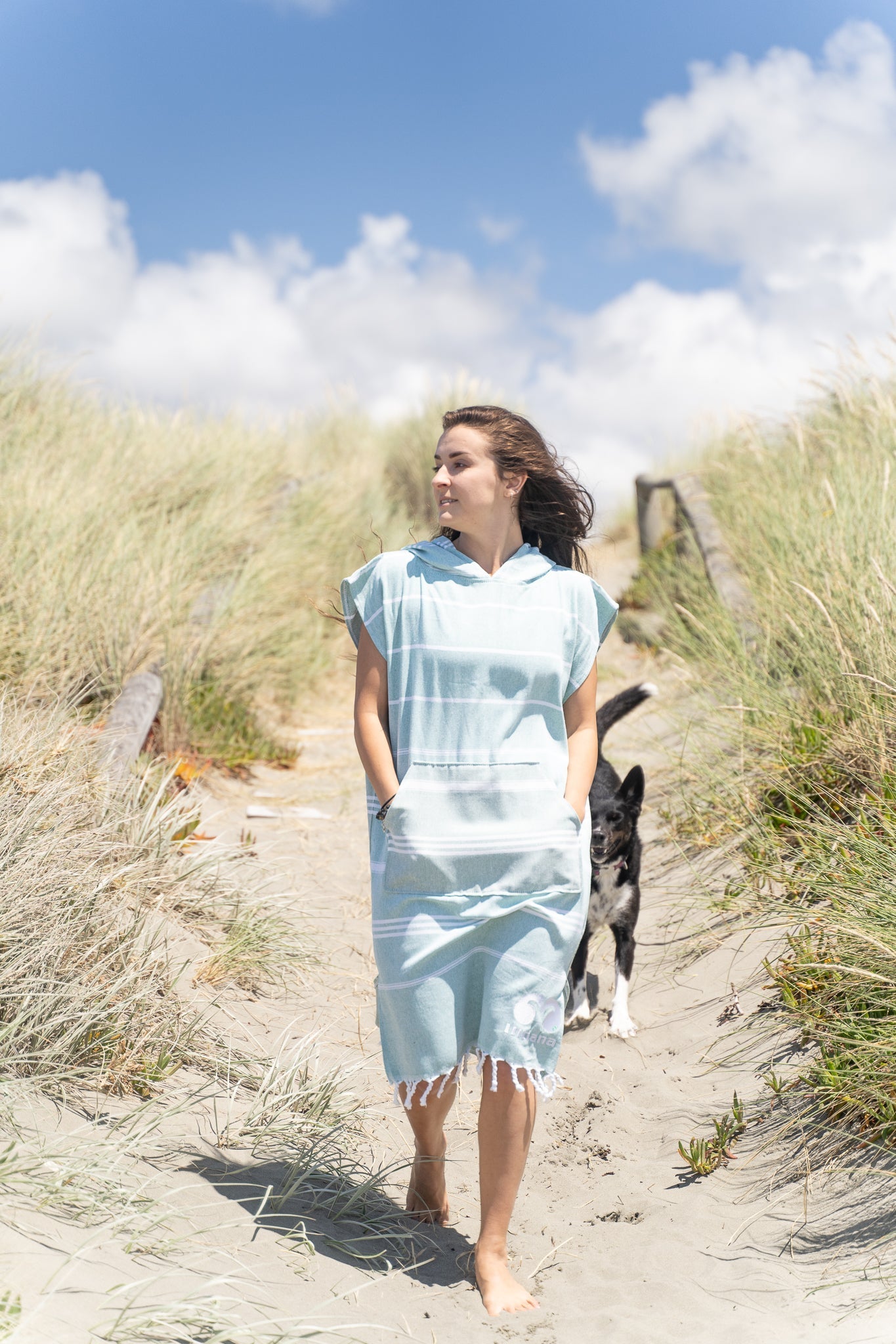 MOANA COTTON HOODED PONCHO TOWEL