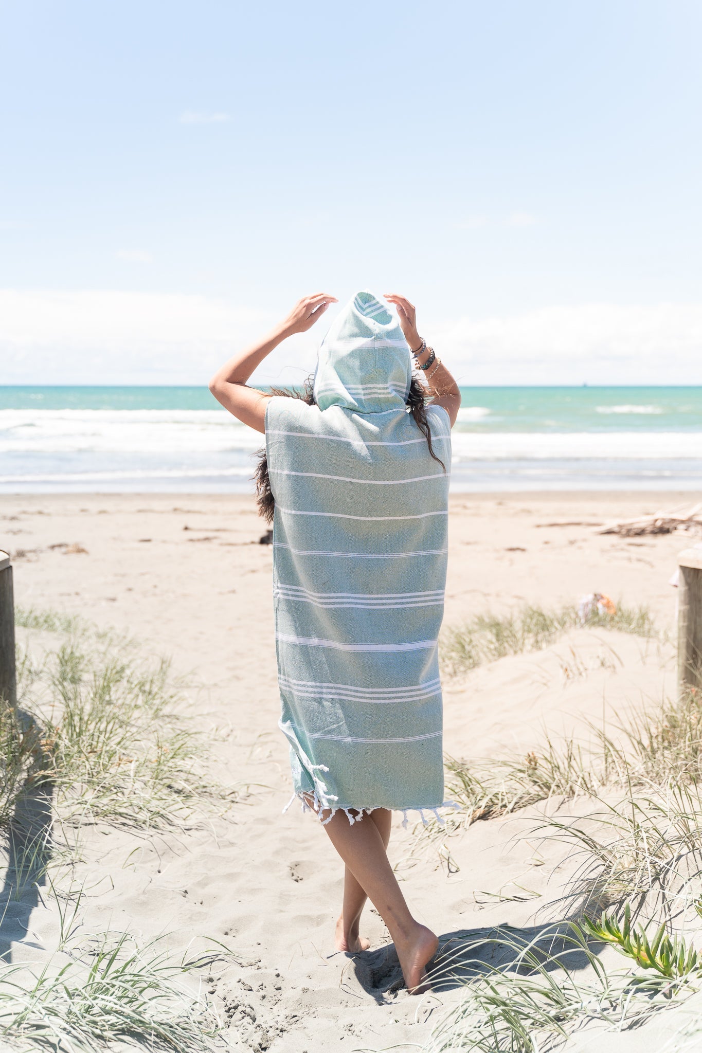 MOANA COTTON HOODED PONCHO TOWEL