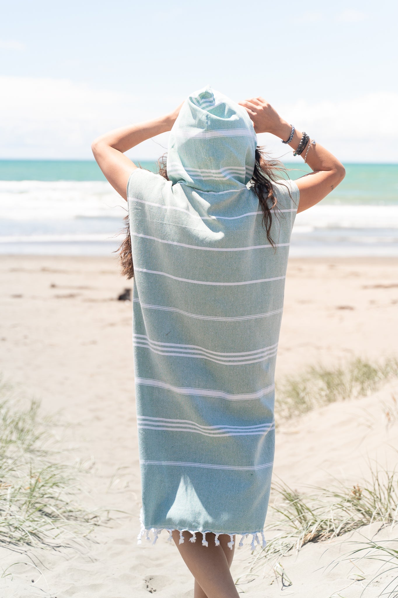 MOANA COTTON HOODED PONCHO TOWEL