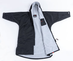 Dryrobe® ADVANCE UNISEX LONG SLEEVE - BLACK/GREY