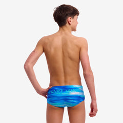 FUNKY TRUNKS BOY'S SIDEWINDER TRUNKS SEA BREEZE