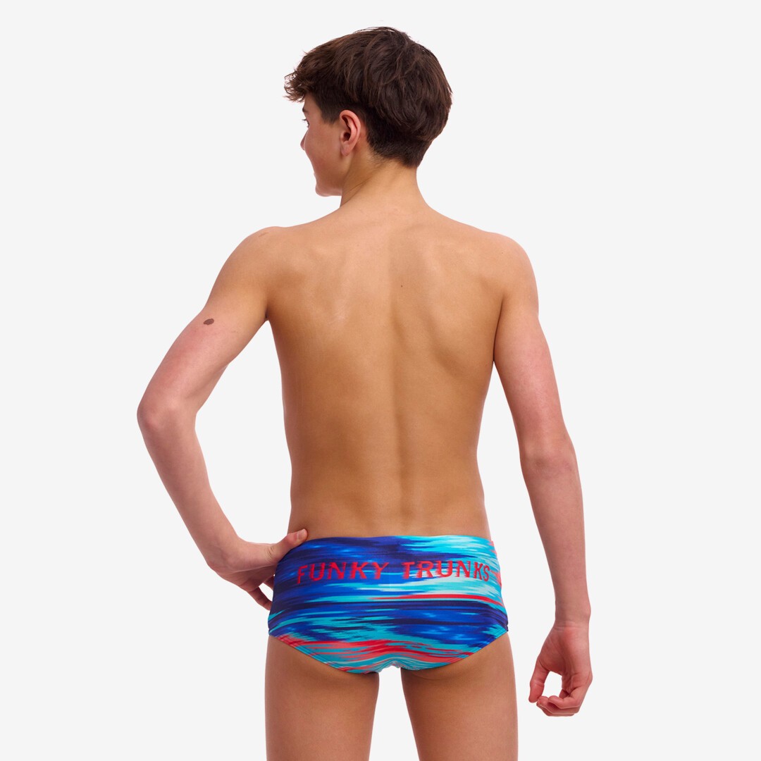 FUNKY TRUNKS BOY'S SIDEWINDER TRUNKS STORM AT SEA