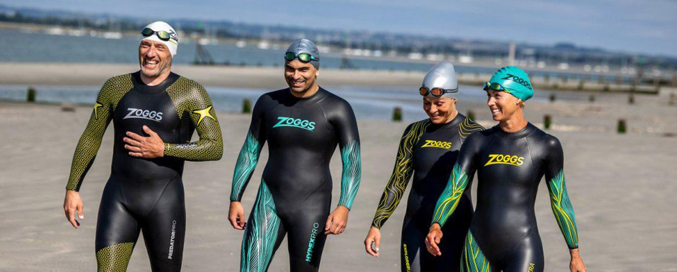 ZOGGS PREDATOR TOUR WOMENS SWIMMING & TRIATHLON WETSUIT - BLACK/TEAL