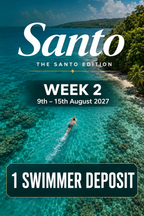 SWIM VANUATU WEEK 2 9TH - 15TH AUGUST 2027 - 1 SWIMMER DEPOSIT
