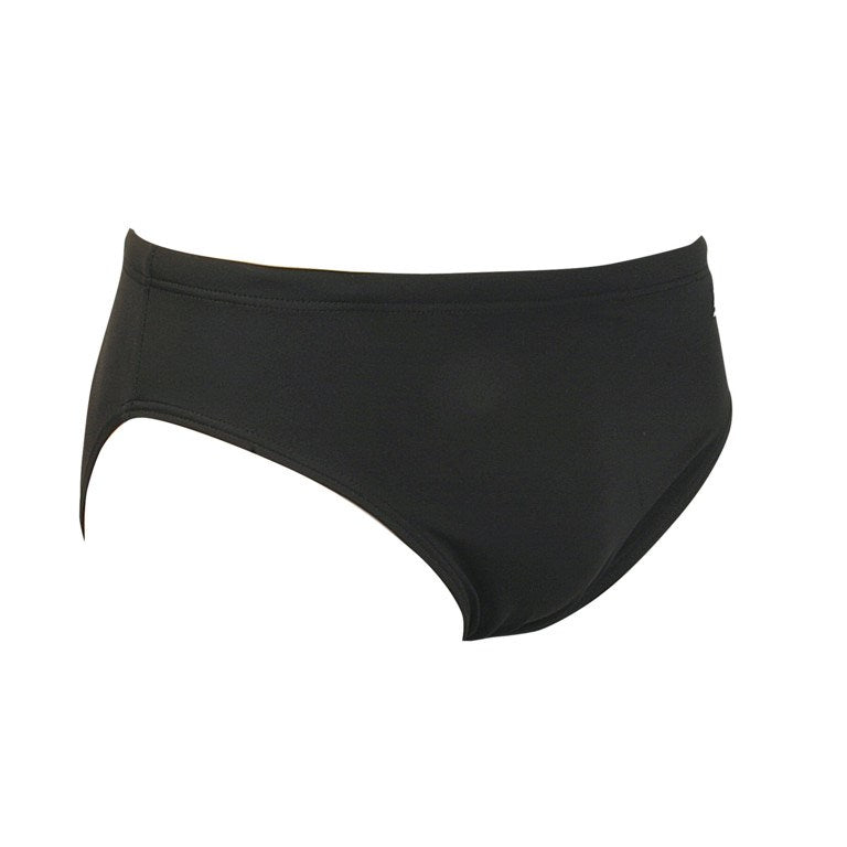 ZOGGS BOYS COTTESLOE RACER BLACK SWIM BRIEF