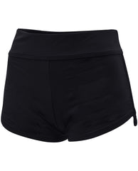 TYR Women's Solid Della Boyshort - Black