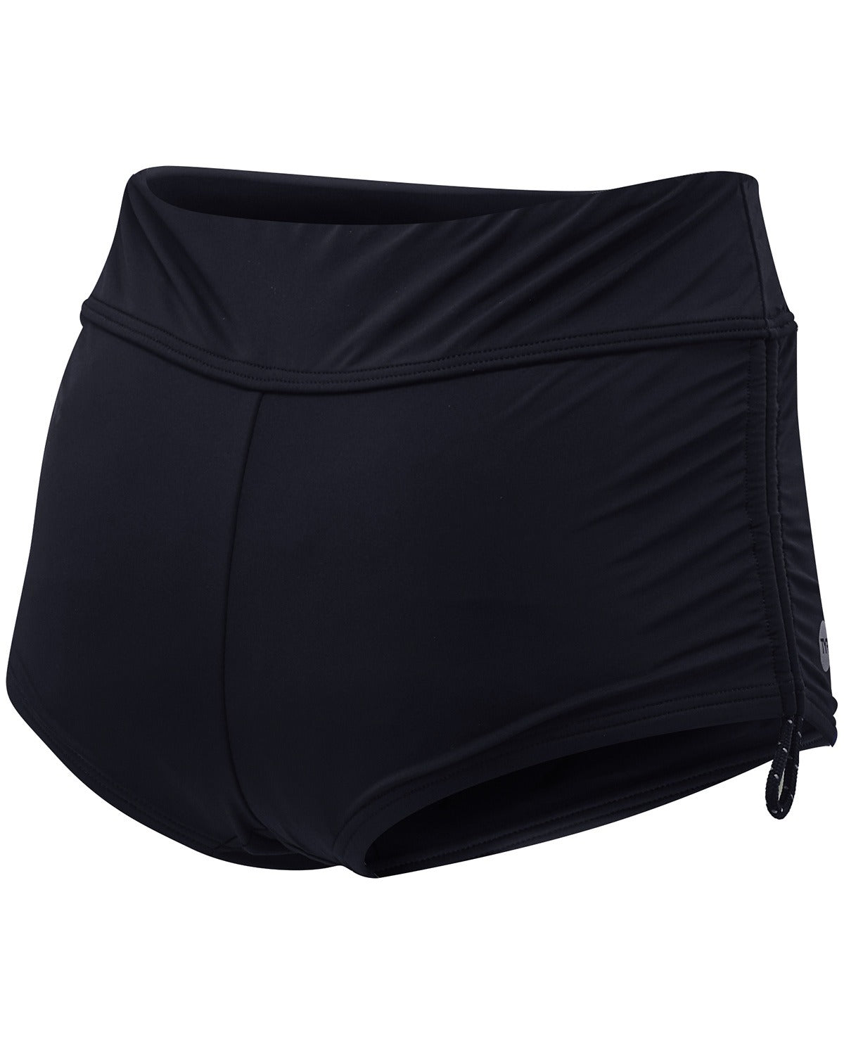 TYR WOMENS SOLID DELLA BOYSHORT - BLACK