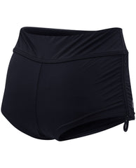 TYR Women's Solid Della Boyshort - Black