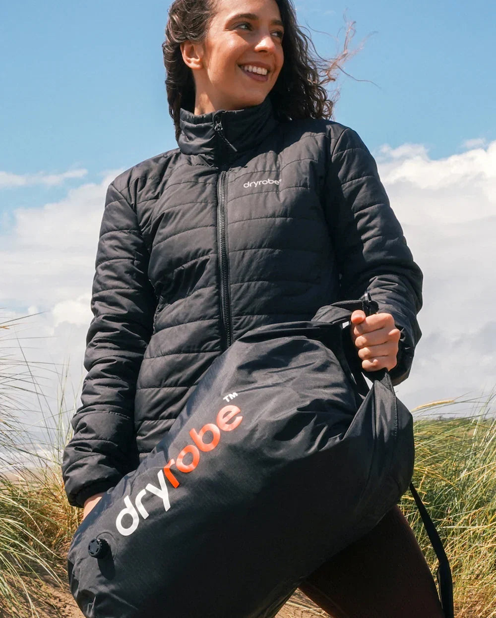 Dryrobe® COMPRESSION TRAVEL BAG - BLACK