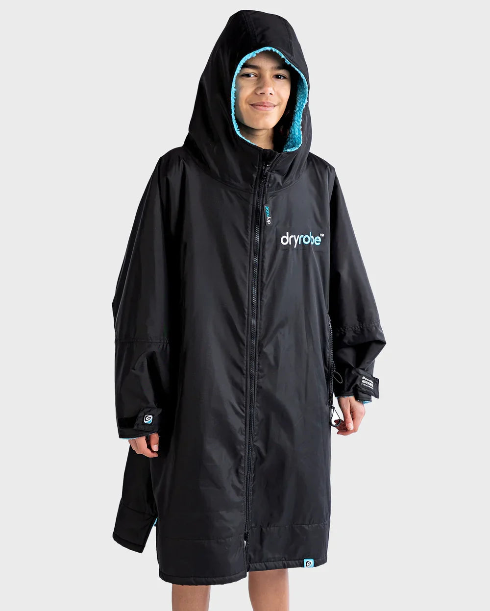 DRYROBE ADVANCE YOUTH LONG SLEEVE - BLACK/BLUE