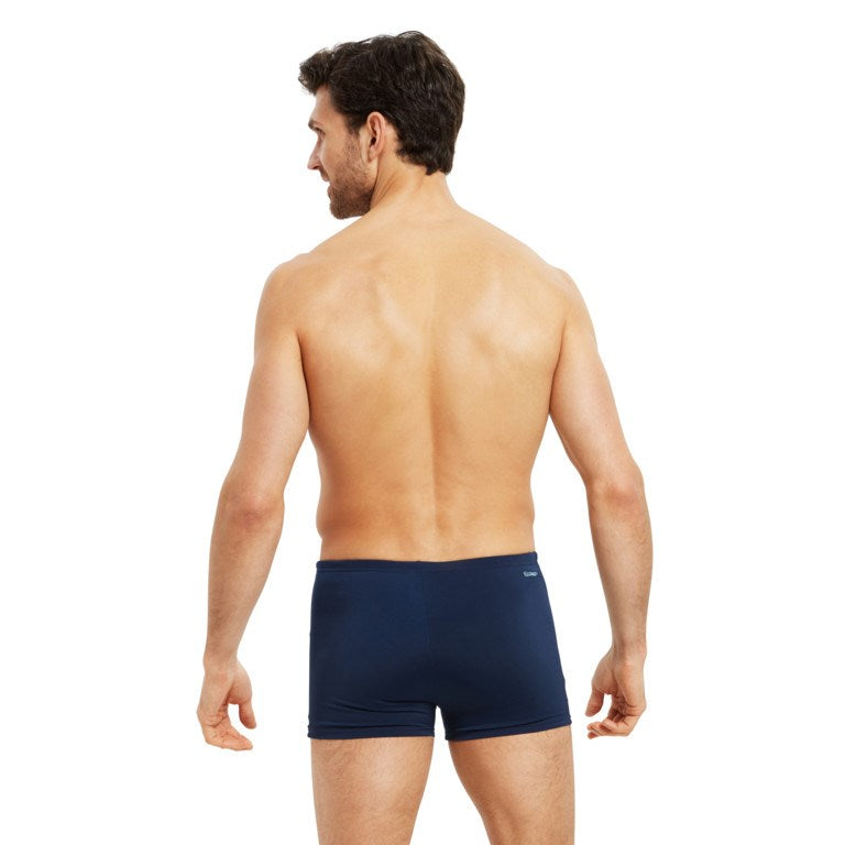 ZOGGS MENS COTTESLOE HIP RACER NAVY ONE PIECE SWIMSUIT