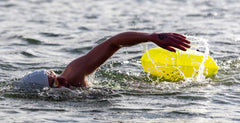 GLYDE SAFETY SWIM TOW FLOAT - LIME GREEN