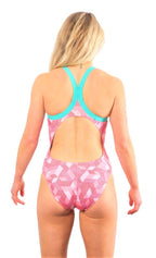 BLUE70 RACER BACK ONE PIECE SWIMSUIT